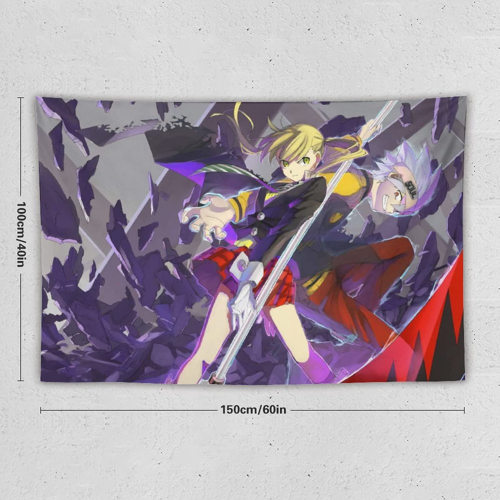Amazon.co.jp: タペストリー オシャレアニメ柄 ソウルイーター マカ